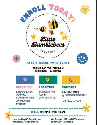 Little Bumblebees Daycare