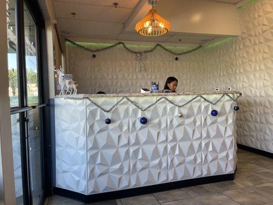 Front desk and reception