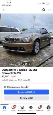 911 Auto add and the picture of the Auction from Capital Auto Auction's