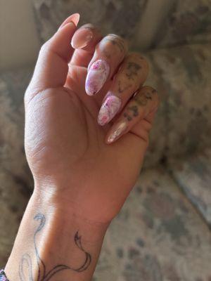 I love this look! I came in last minute wanting a set, showed a picture & the result was perfect!