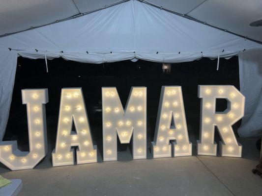 4FT LED LIGHTS MARQUEE LETTERS
