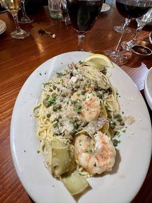 Shrimp scampi