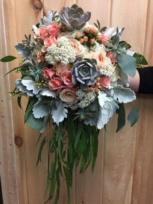 Succulent Bridal Bouque
