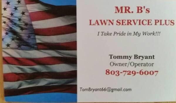 Mr B's Lawn Service Plus