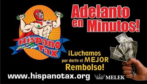 Hispano Tax
Luchamos Por darte el Mejor Reembolso!
