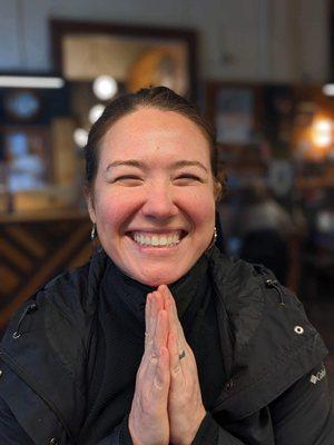 Gratitude for Sara and the Blue Ox team.