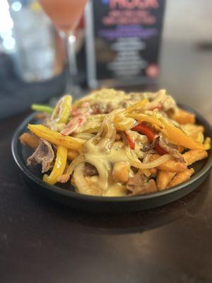 Philly cheesesteak HH fries