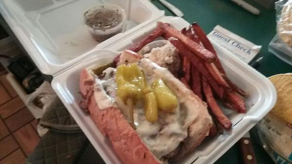 Home made italian beefs just like chi town