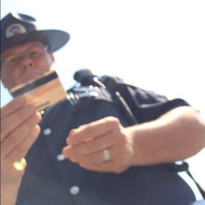 Trying to hitch hike and almost got arrested. Look out for these highway pirates trying to raise money.