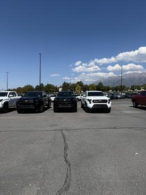 Black truck purchased.