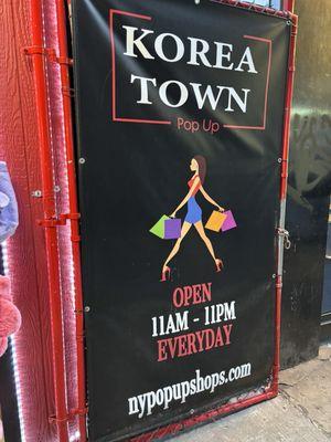 5/11/2024 koreatown shopping court pop-up