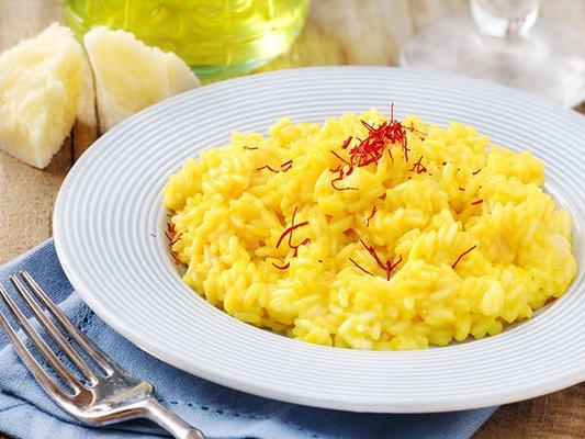 Saffron Rice - bright pure yellow color.