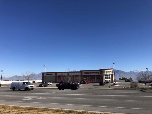 Street view. Drive thru is on the mountain side.