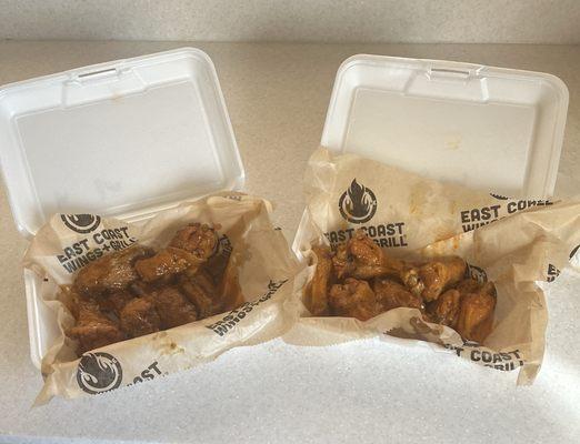 Bang Bang and Jamaican Jerk wings