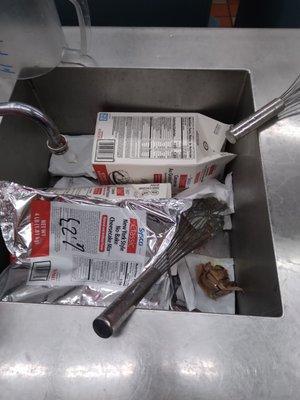 What the MG leaves behind in her station never cleans.