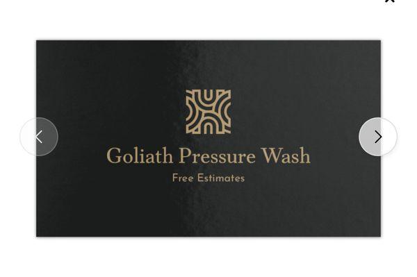 Goliath Pressure Wash