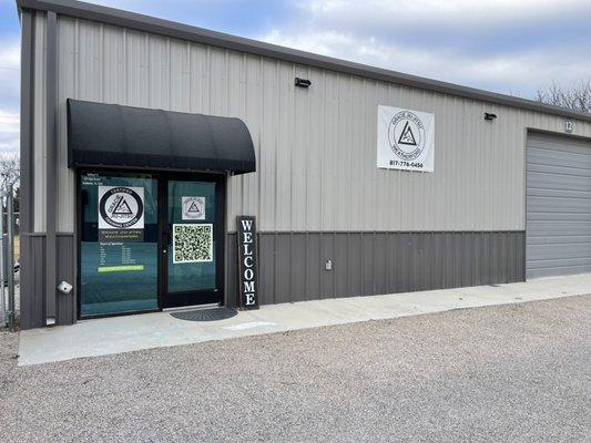 Front of the building