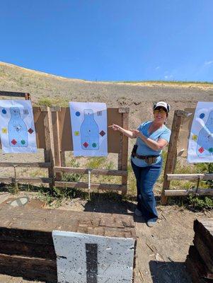 I brought home my target and hung it on my wall.