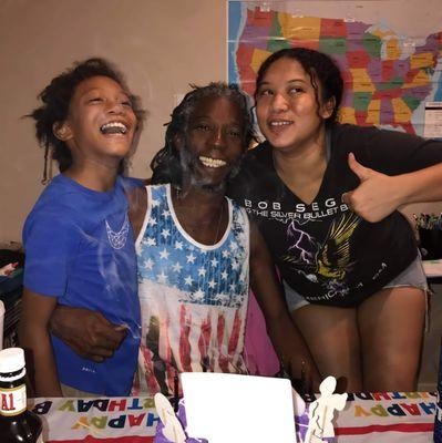 Awesome barber and family man.