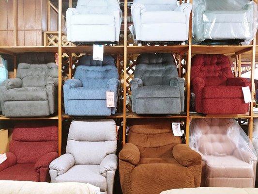 RECLINERS IN STOCK