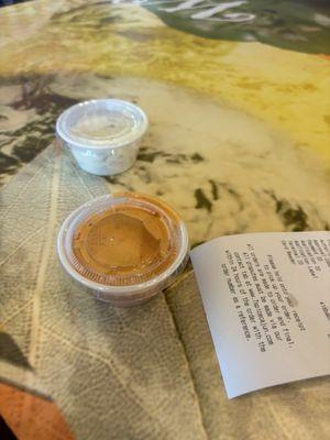 Ramo laude sauce and tartar sauce