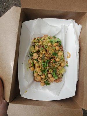 Aleppo Chickpea Avocado Toast