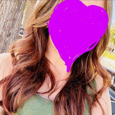 Curtain bangs haircut