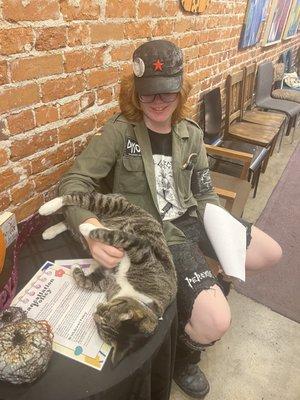 Making friends at FMA.