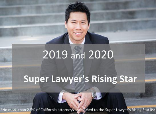 Super Lawyer's Rising Start 2019 and 2020