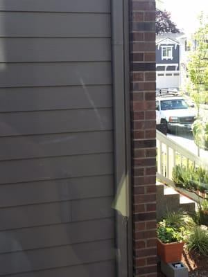 Scratch on inside window pane from install (3 other windows have this too!)