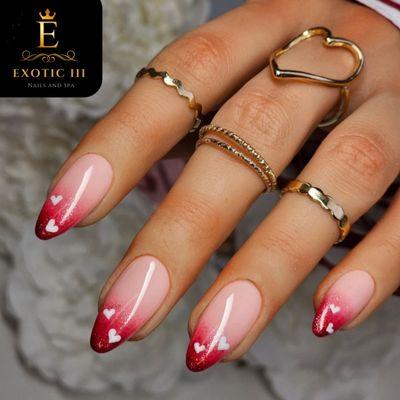 Sweet or bold, your Valentine's nails should be unforgettable!  Choose your perfect shade and get ready to impress.