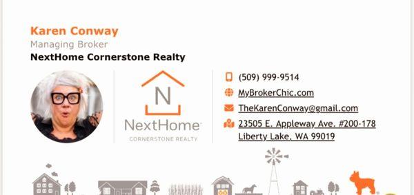 Karen Conway - Next Home Cornerstone Realty