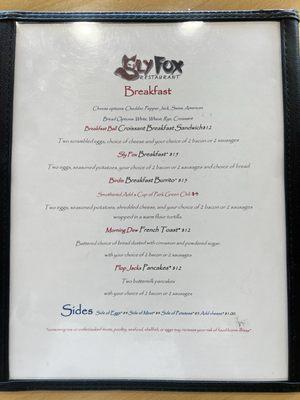 Sly Fox Restaurant