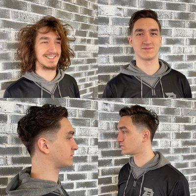 Love Barbering!!!  Hot towel shave anyone?