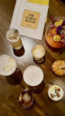 Fall Cocktail Menu 2025