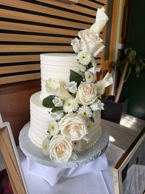 Our beautiful wedding cake