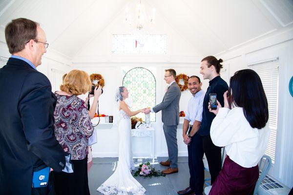 Chapel elopement.