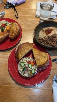 Left is the peachy keen, middle is the Italian press and right is the oatmeal