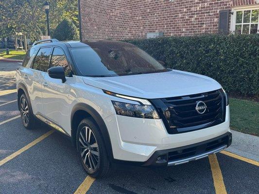 The new truck, all detailed and ceramic coated, a few weeks after purchase.
