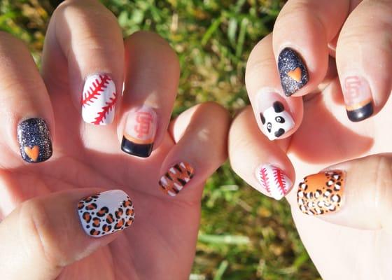 San Francisco Giants Nails