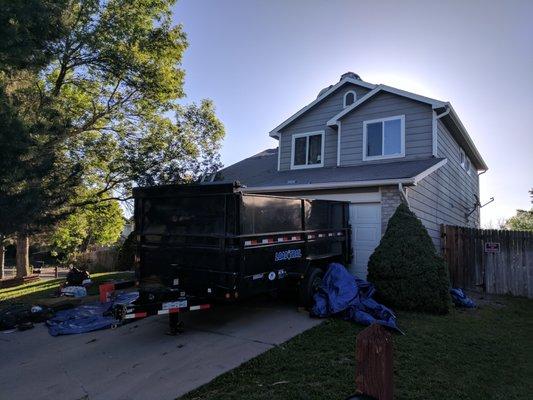 Blackrock Roofing Roof rebuild in Thornton, Co One Day Rebuild Project