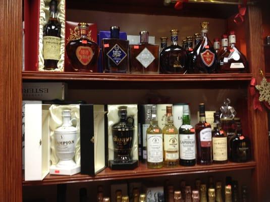 Good looking liquor, so much choices to make in such small place.