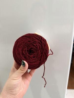 Wound yarn