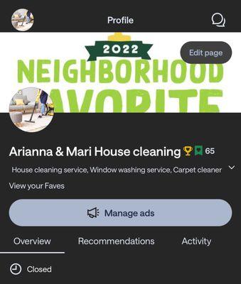 Arianna & Mari’s House cleaning