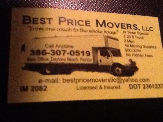 Best Price Movers LLC