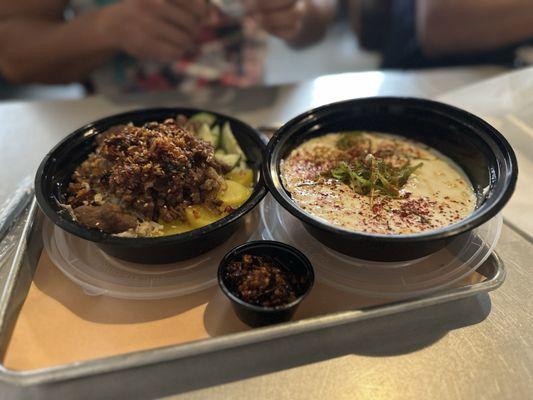 Beef Bulgogi and Corn Cheese