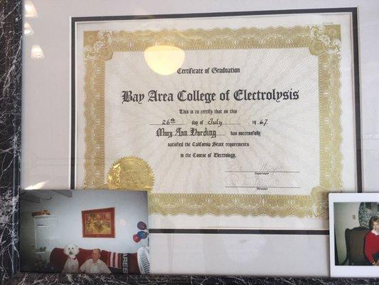 Mary Ann Harding Electrolysis