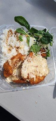 Japanese chicken with ginger aioli