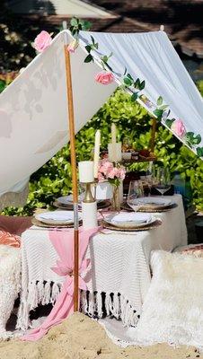 Just the two of us elopement picnic