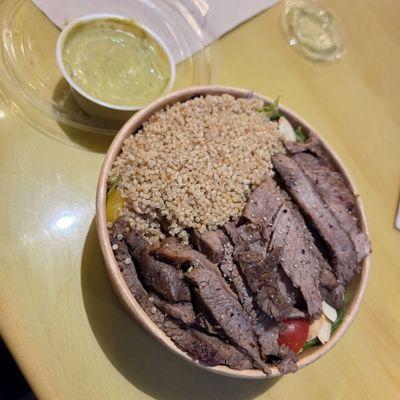 Keow waan Thai green curry salad with beef